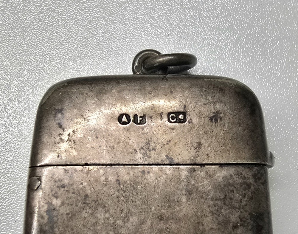 Gorham Antique Sterling Silver Match Safe/Vesta Case c. 1898
