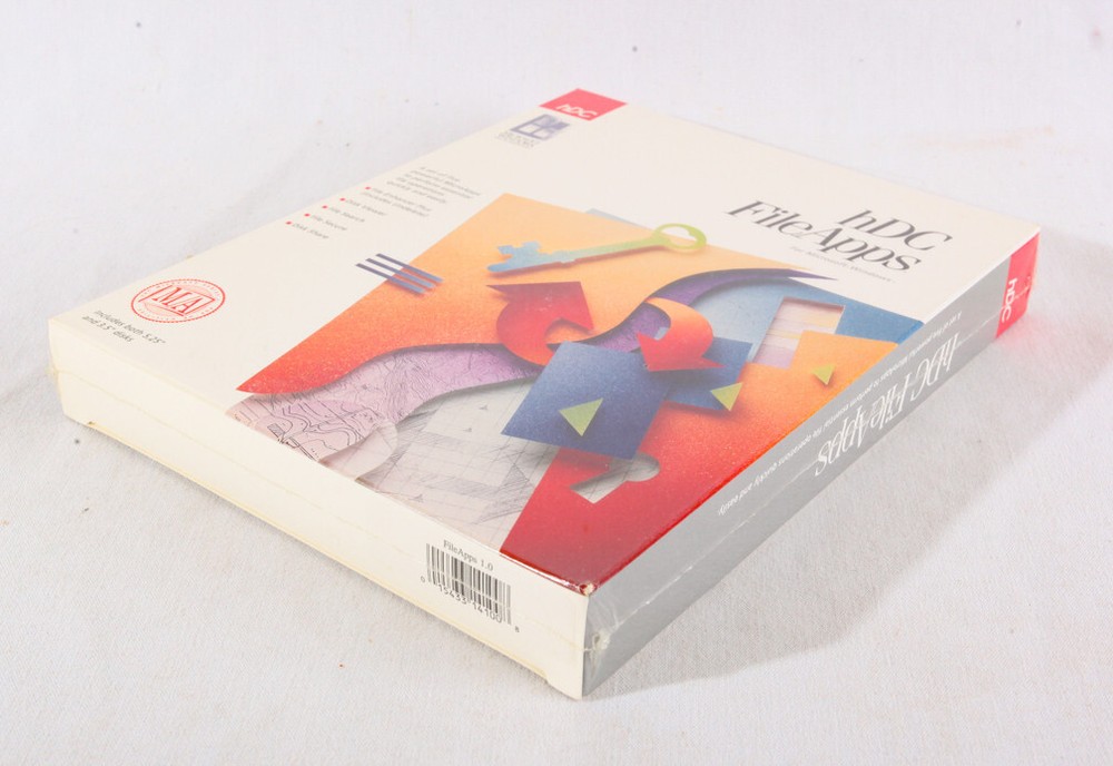 hDC FileApps for Windows, Fine Enhancer Plus, Disk Viewer +, 1991, Sealed