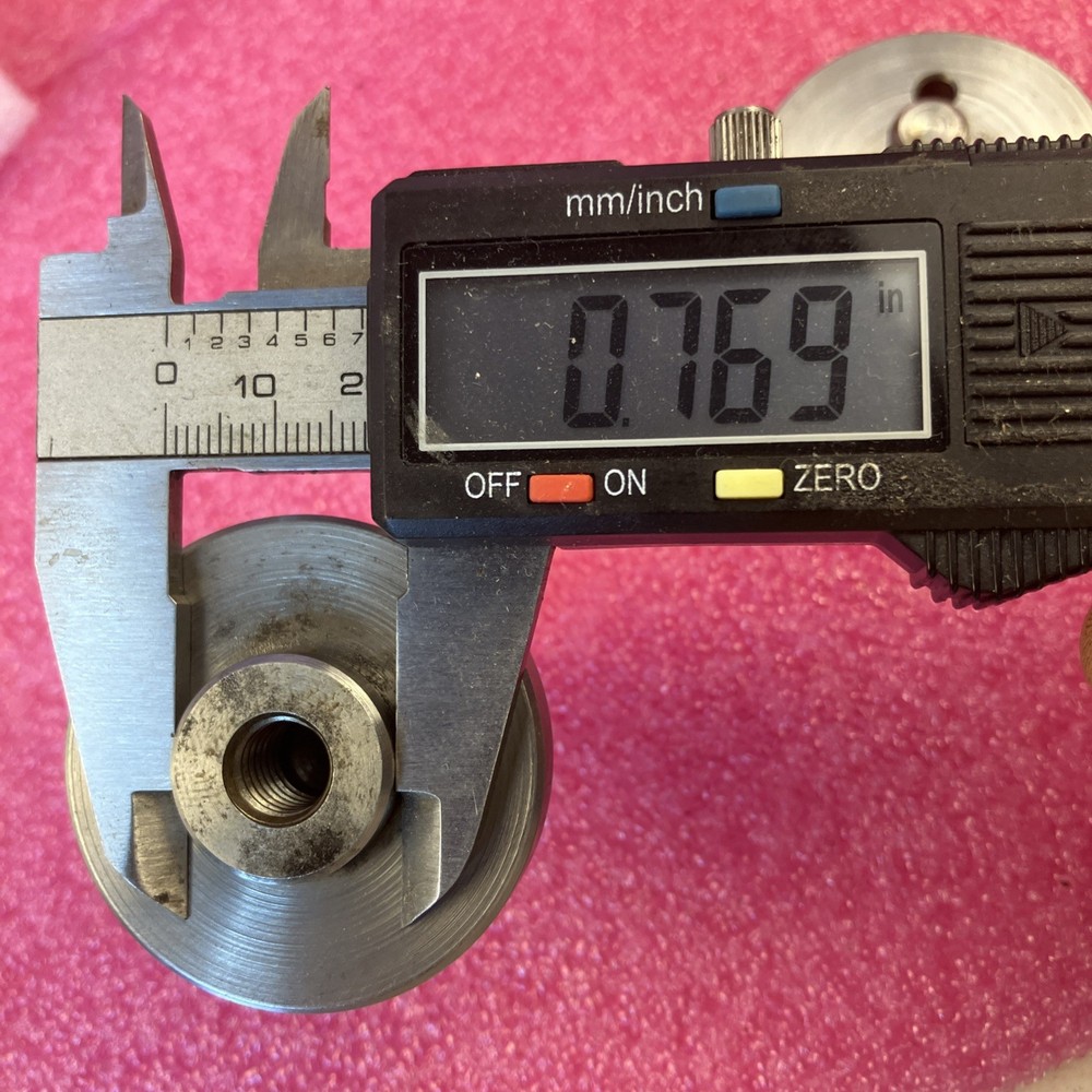 Cincinnati Monoset Grinding Wheel Hub / Arbor, Front Mount Flange