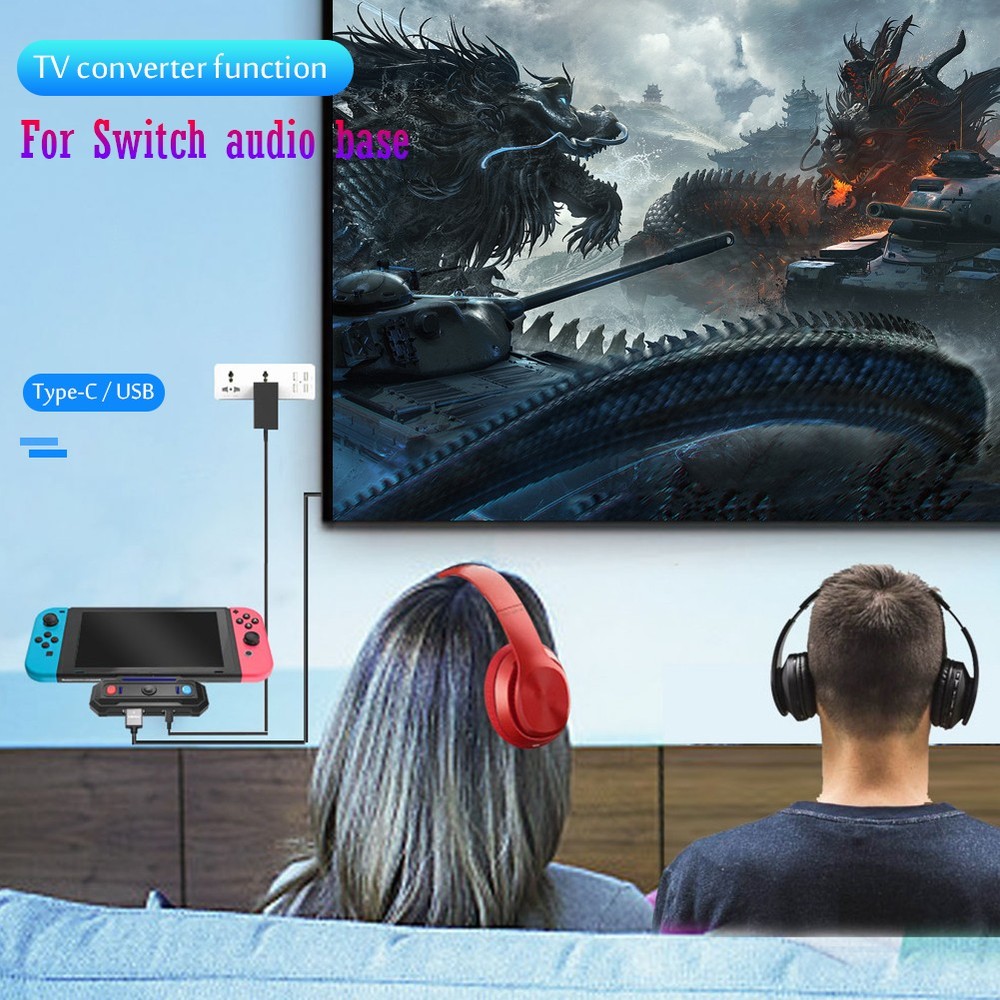 Wireless Bluetooth Audio Transmitter Adapter For Nintendo Switch/Switch Lite NS