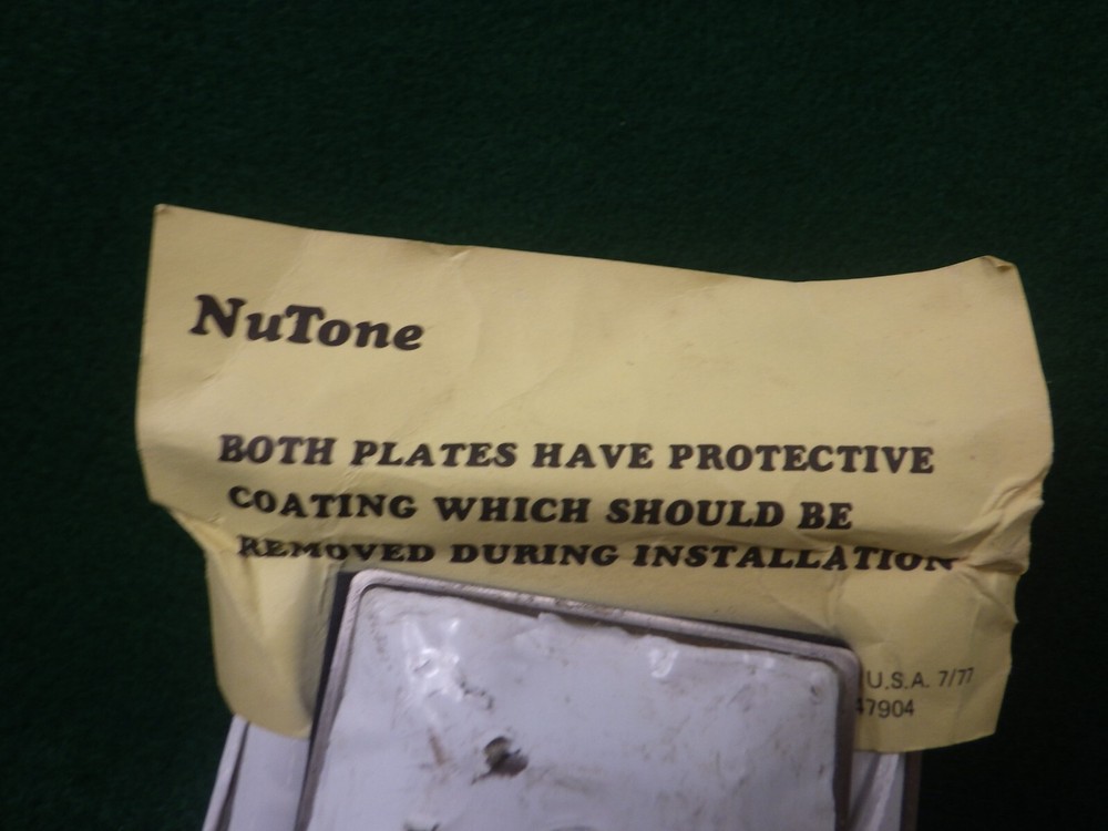 NOS Vintage Nutone S-2281 Key Switch for Security/Alarm System