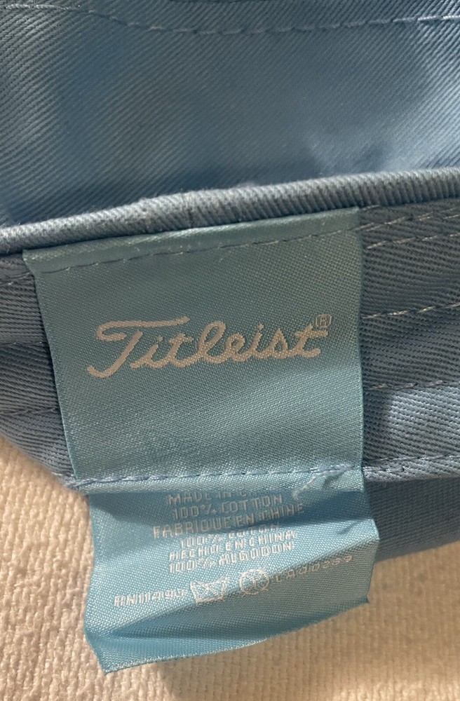 Titleist Adjustable Women's Golf Hat Strap-back Blue Baseball Cap "Silverstone"
