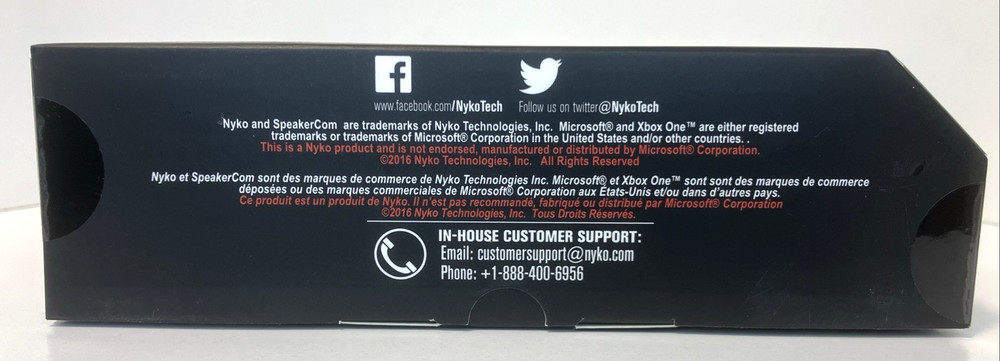NYKO Speakercom Xbox One Speaker Microphone Chat Attachment For Controller New