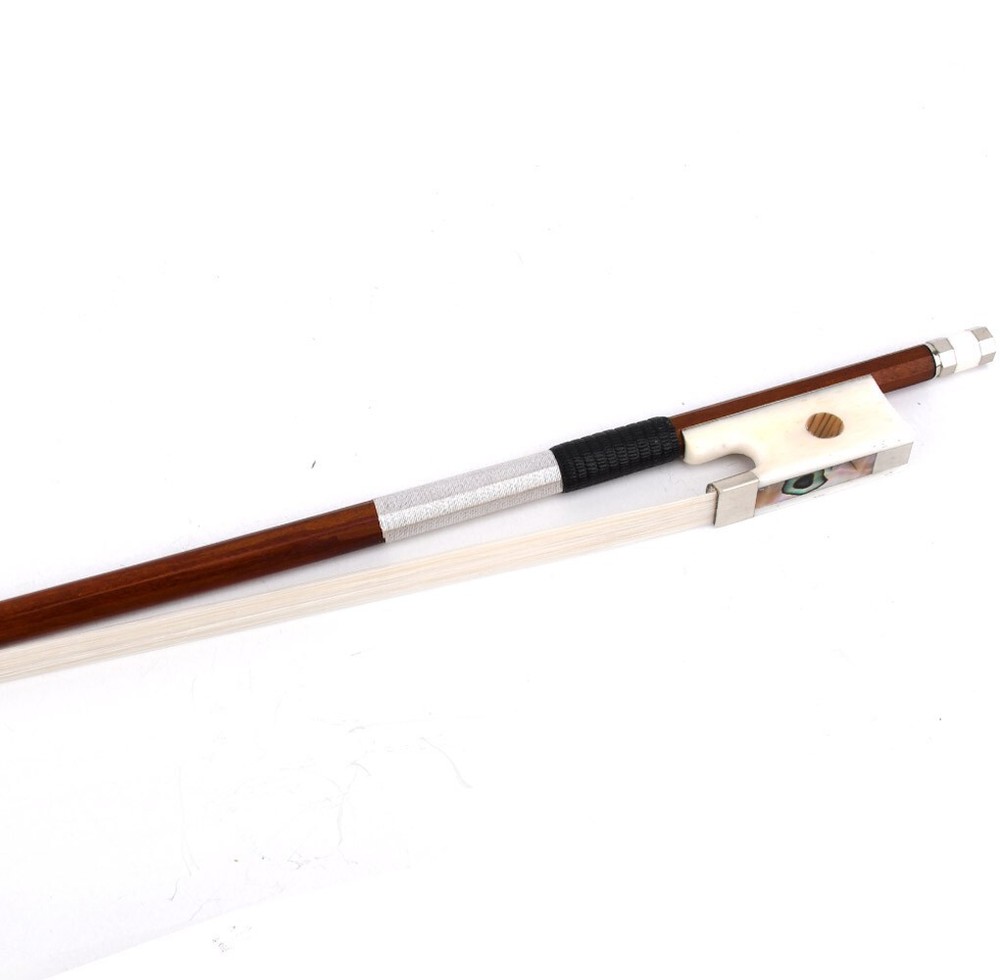 Pro Master Pernambuco Violin Bow 4/4 Special White Bone Big eye Frog Heavy 65g