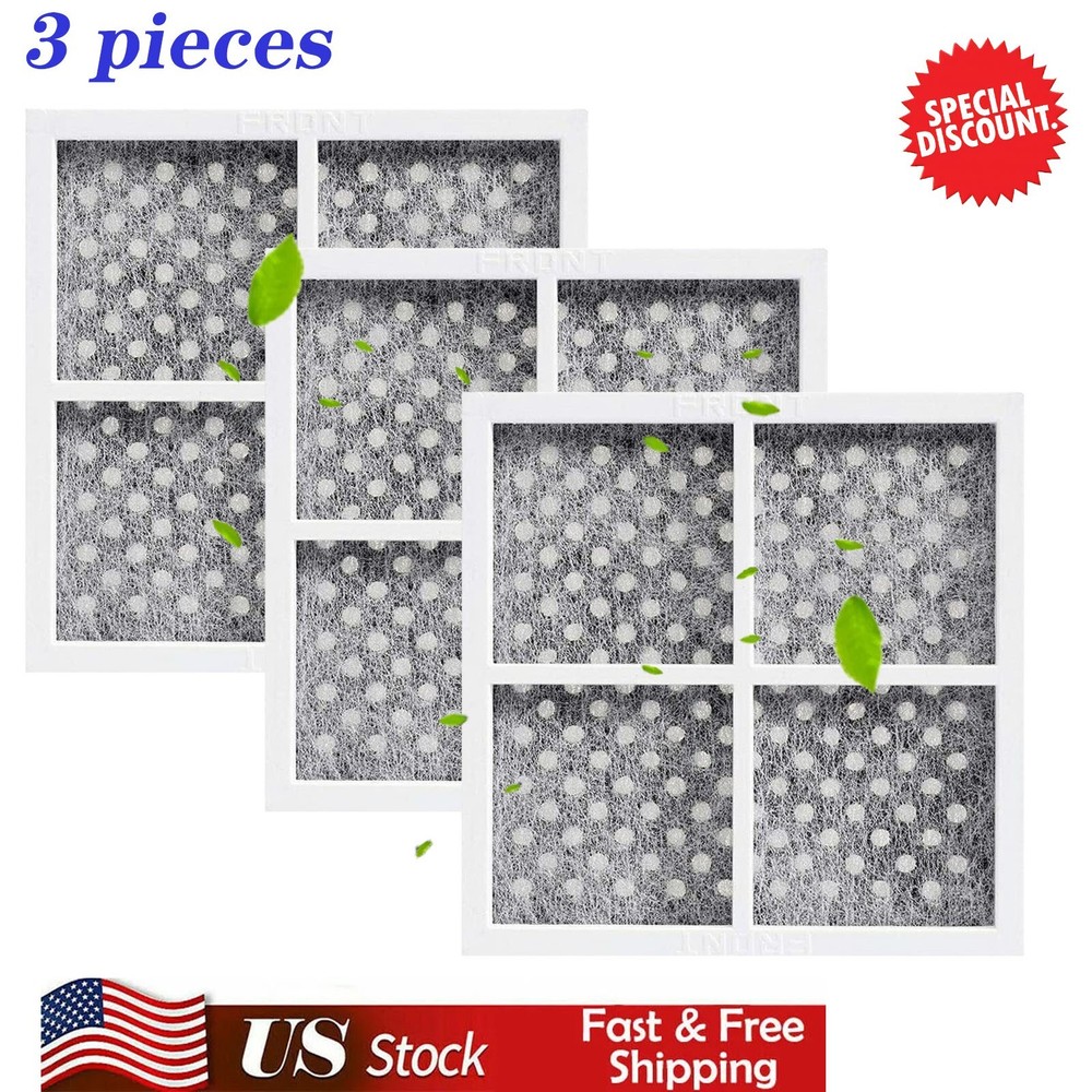 3PACK LT120F Refrigerator Air Filter Replacement for LG LT120F Kenmore