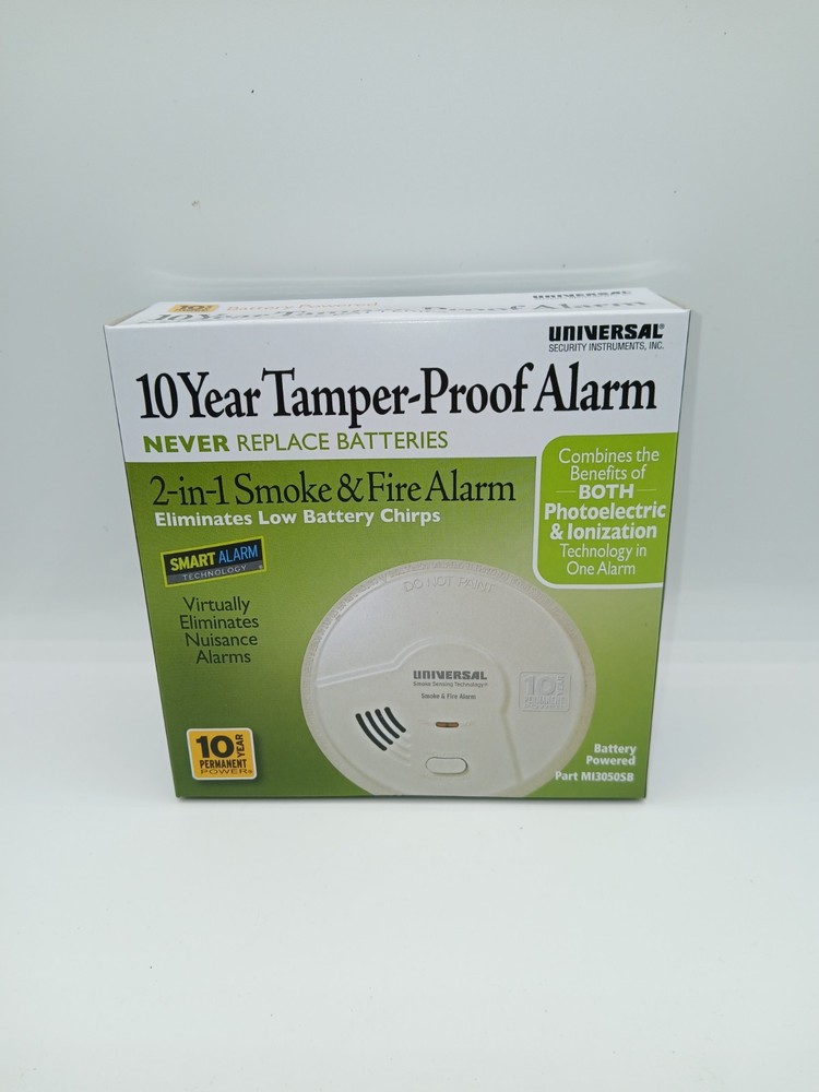 Universal Security Instruments Combination Alarm for Smoke and Fire