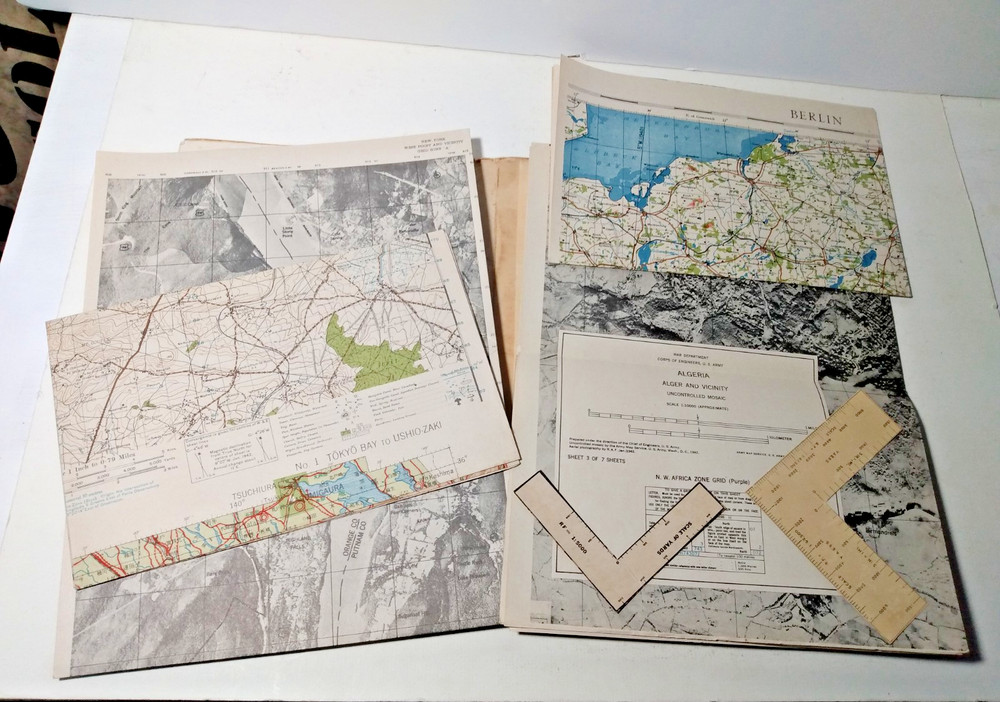 1944 Army Book MAP READING For The Soldier