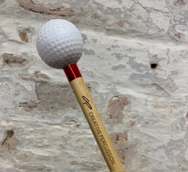 Creative Percussion Shaker Mallet MINI Singles Red Coarse