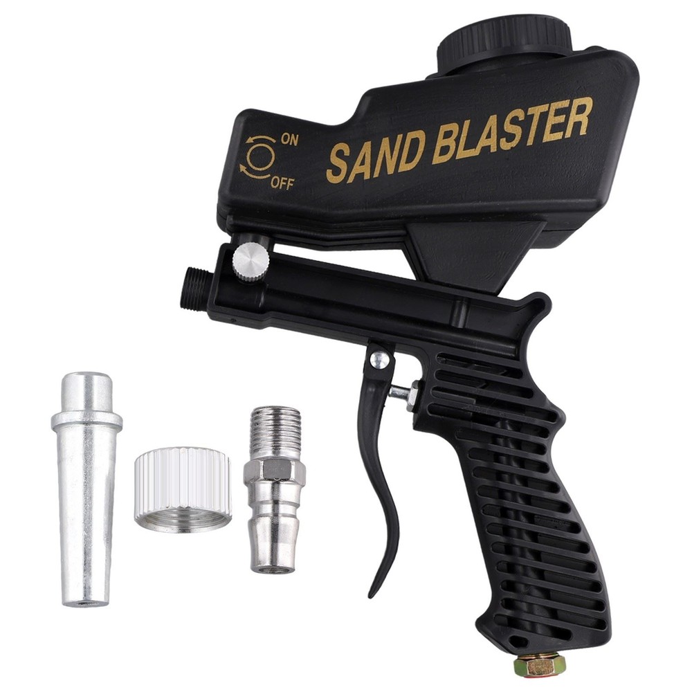 Sandblasting Tool Portable Adjustable 90psi Handheld Pneumatic Blasting