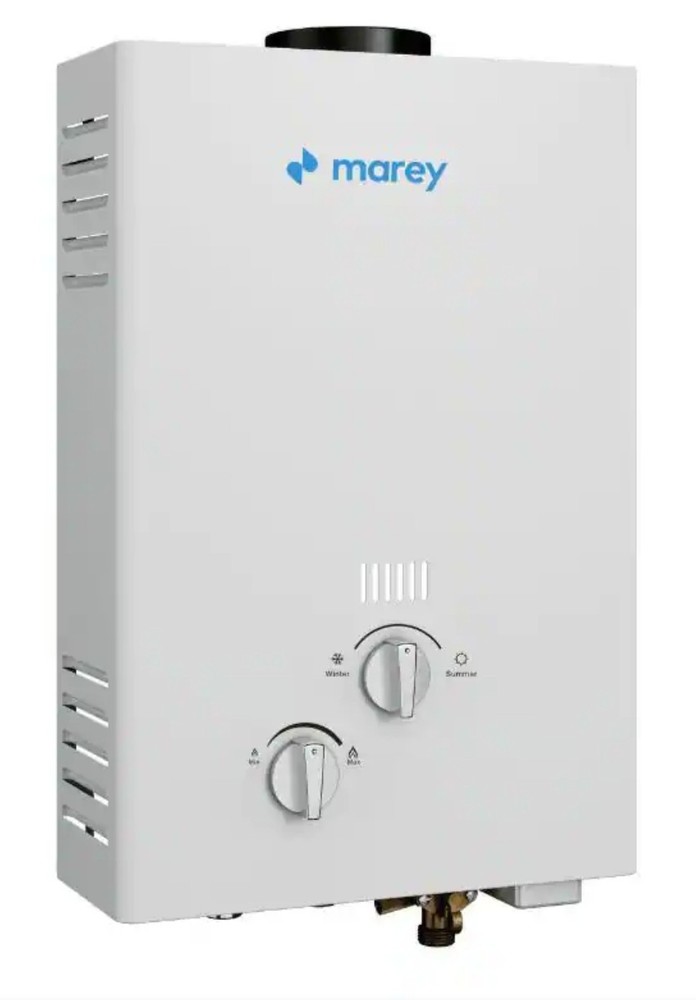 Marey Flow 1.58 GPM 42000 BTU's Liquid Propane Gas Tankless Water Heater G6FLP
