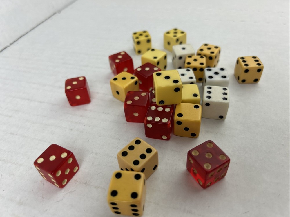 Lot Of Vintage Dice