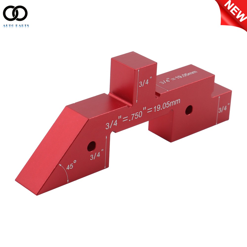 Aluminum Height Gauge Router Table Setup Bars Precision Setup Blocks 14PCS