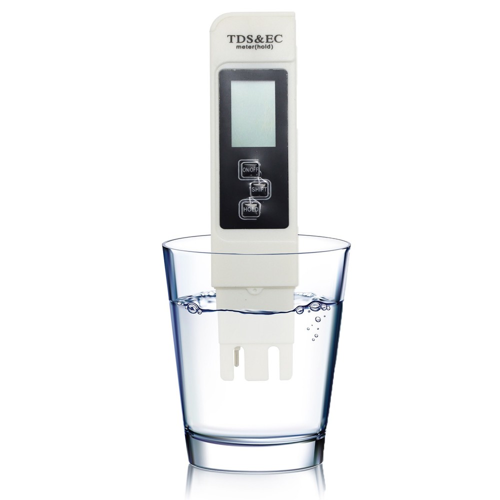 TDS Meter Digital Tester Water Conductivity Temperature Tester Pen-type Design