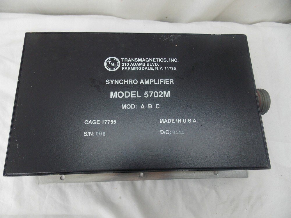 Transmagnetics 5702M Aircraft Synchro Amplifier