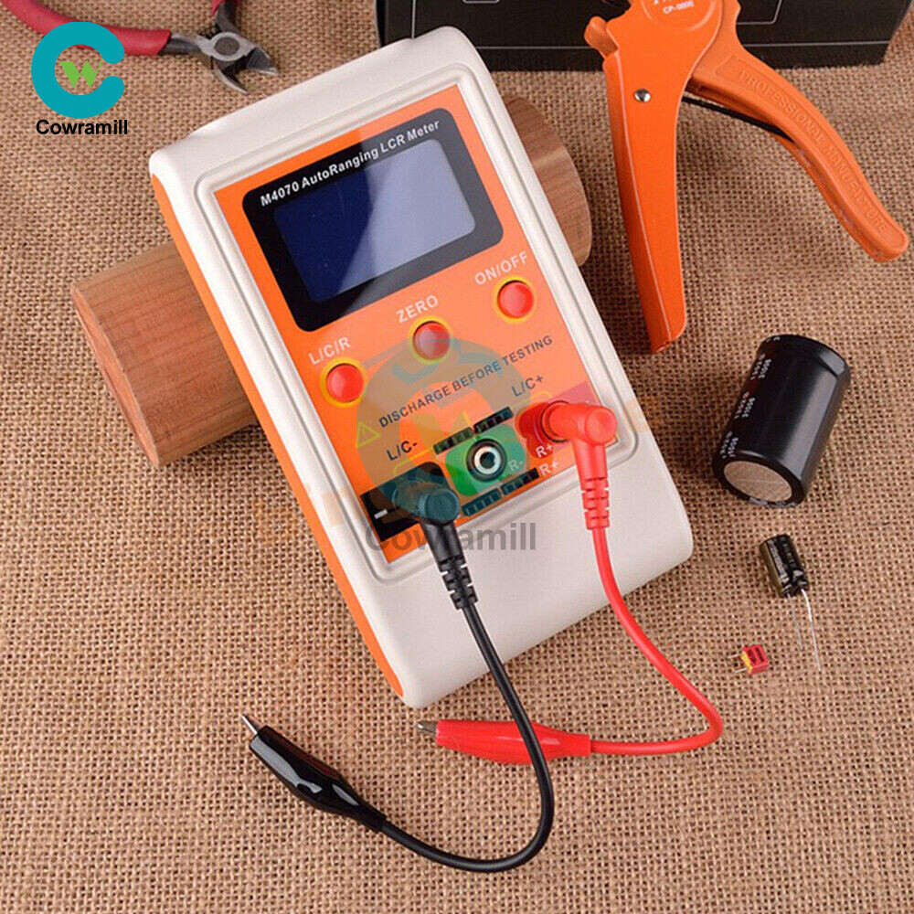 M4070 Handheld LCR Meter Auto Ranging Capacitance Inductance Resistance Tester