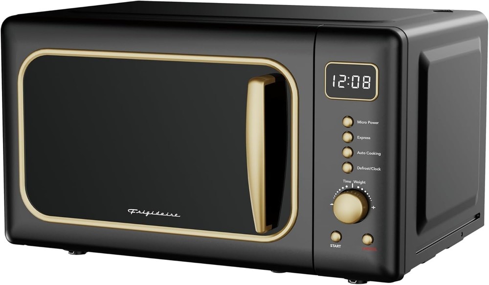 Frigidaire 0.7 Cu Ft Retro Compact Easy Clean Countertop Microwave 700W