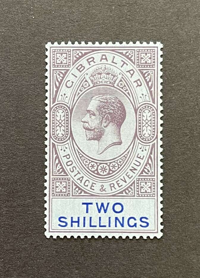 Gibraltar SG 82 2s Dull Purple & Blue MNH - CAT £30