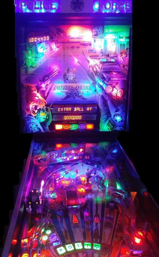 POLICE FORCE Complete LED Lighting Kit custom SUPER BRIGHT PINBALL LED KIT