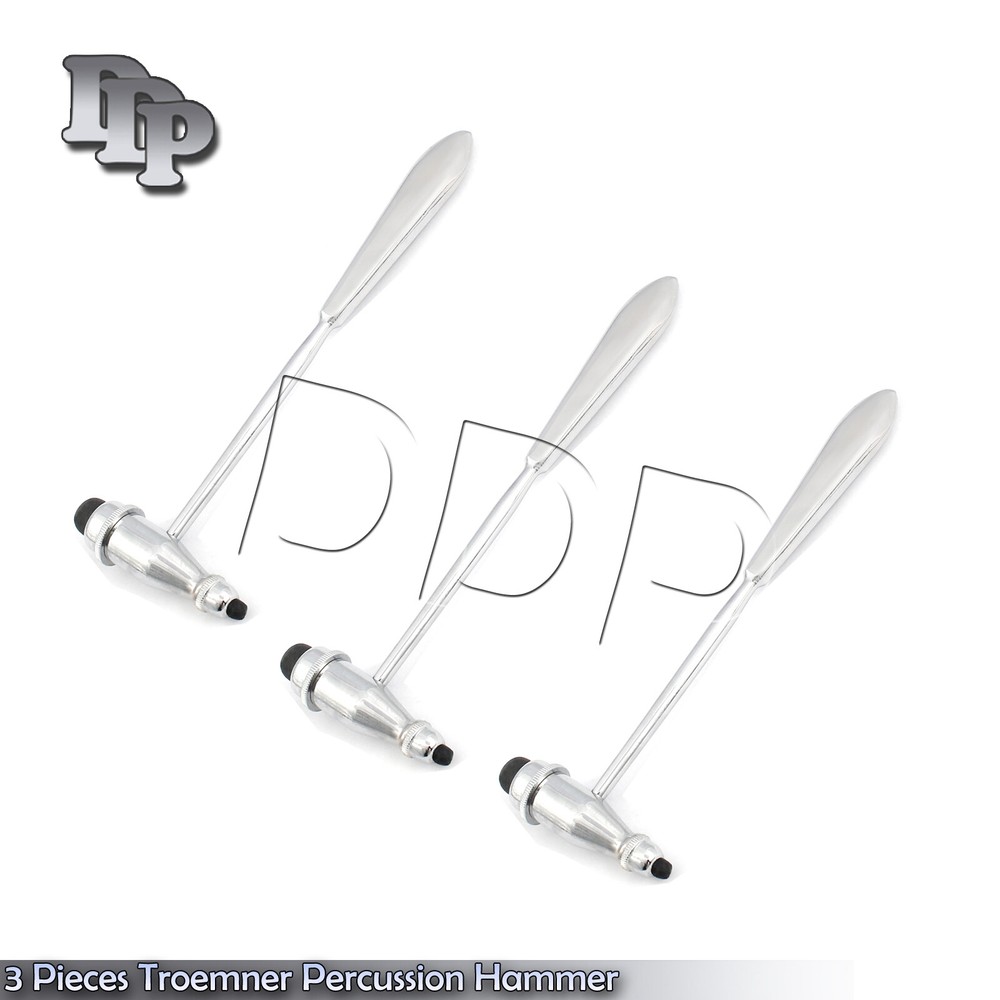3 Pieces Troemner Percussion Hammer (Reflex Hammer)