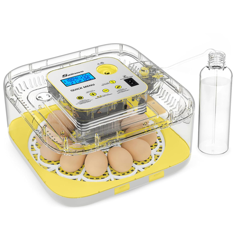 12 Egg Incubators for Hatching Egg with Auto Egg Turning and Auto Humidification