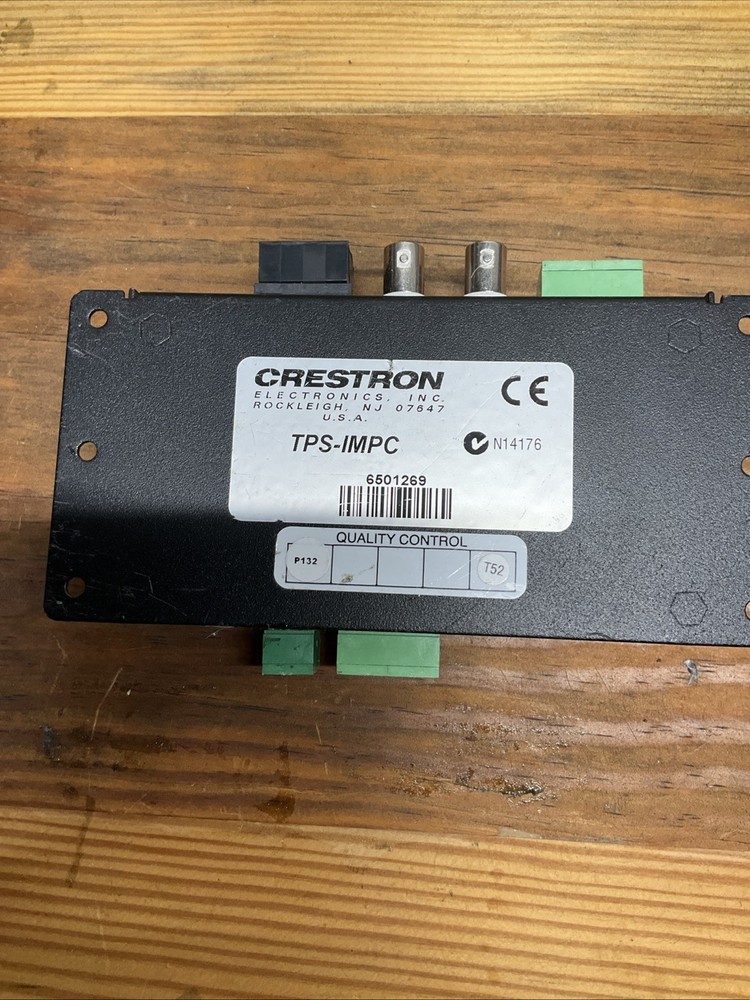 Lot of 2 Crestron TPS-INPC Interface Modules – Untested, AS-IS