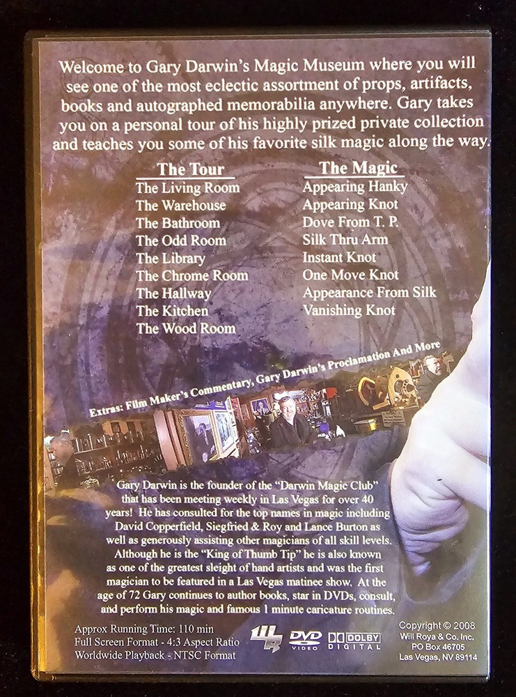 Gary Darwin's Magic Museum Tour & Silk Magic