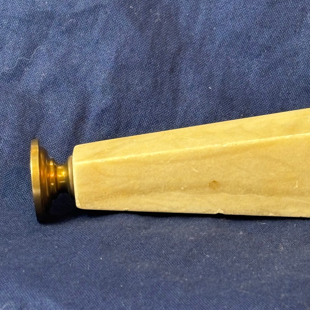 Art Deco Wax Seal Stamp Press Marble Handle Blank