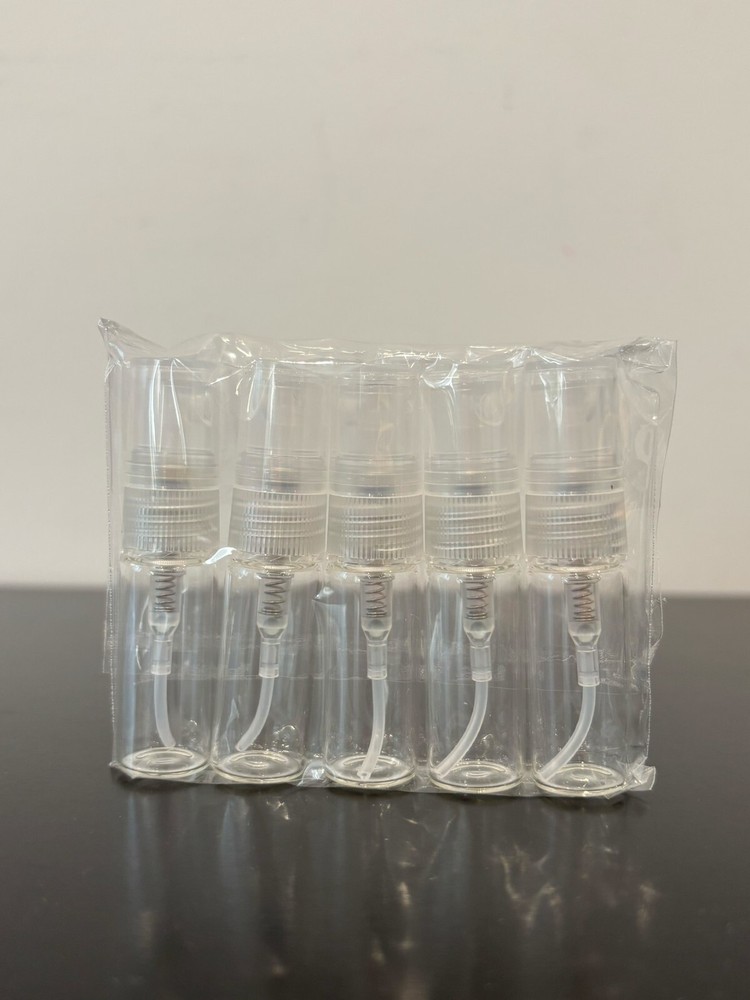 3ml empty perfume clear glass bottles mini atomizer spray refillable