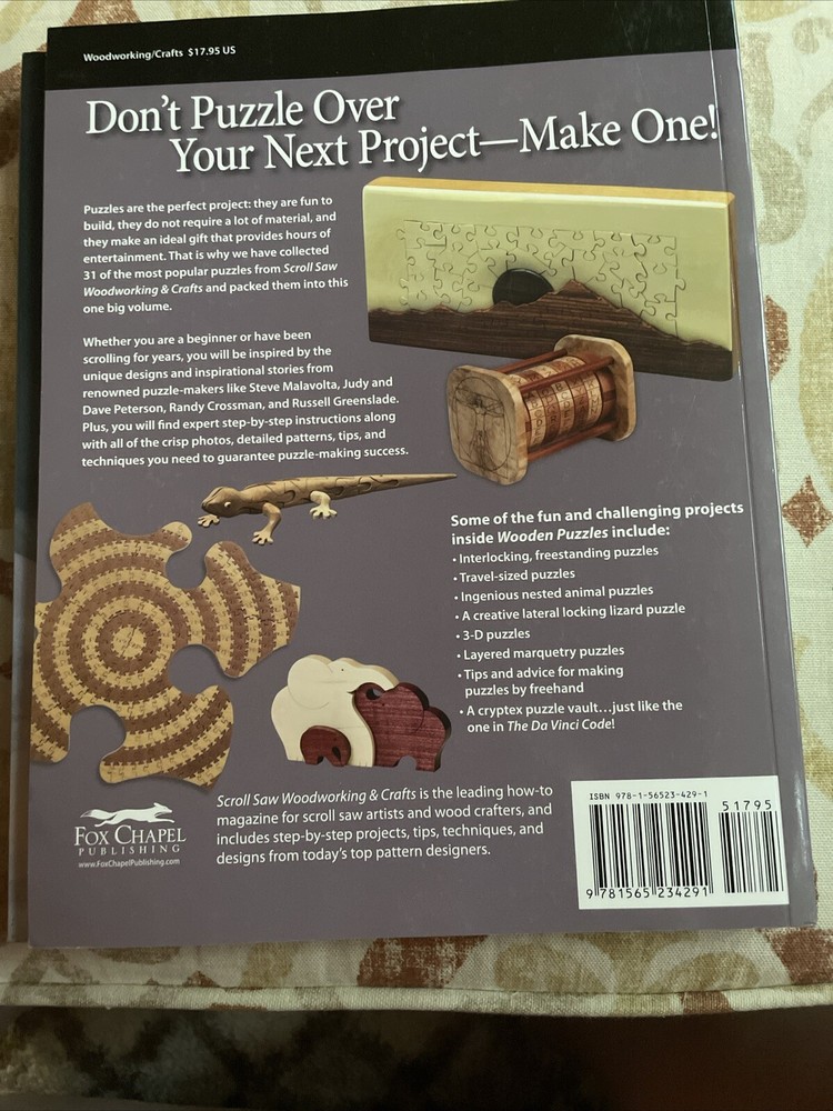 Scroll Saw "Wooden Puzzles" 31 Favorite Projects & Patterns 2009