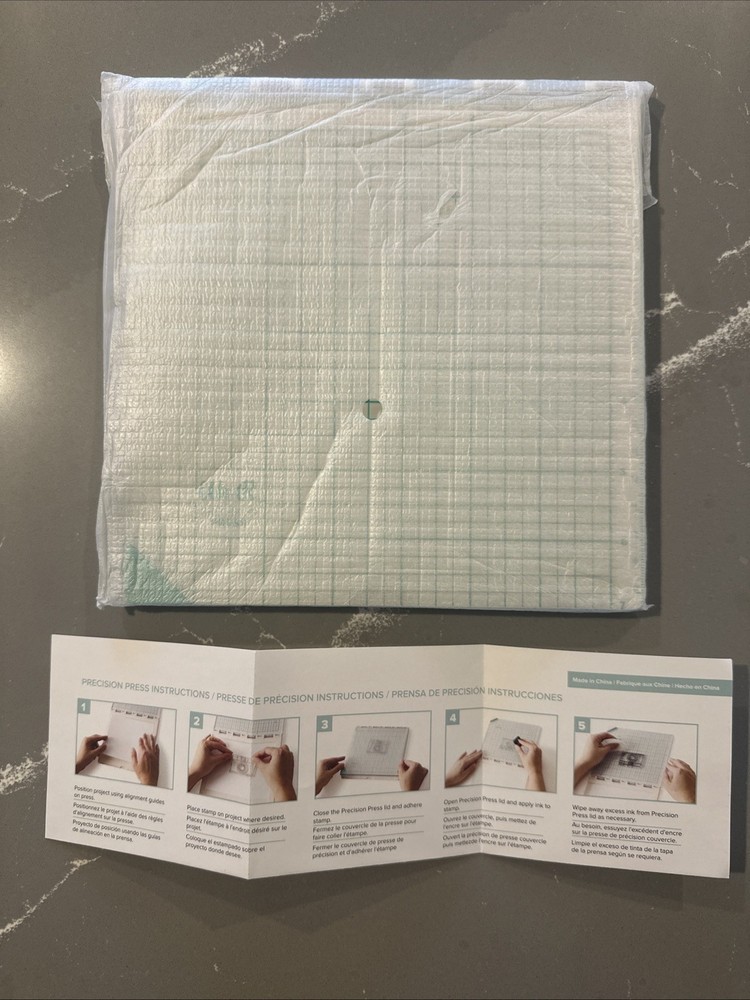 We R Memory Keepers Precision Press Stamp Tool New Open Box