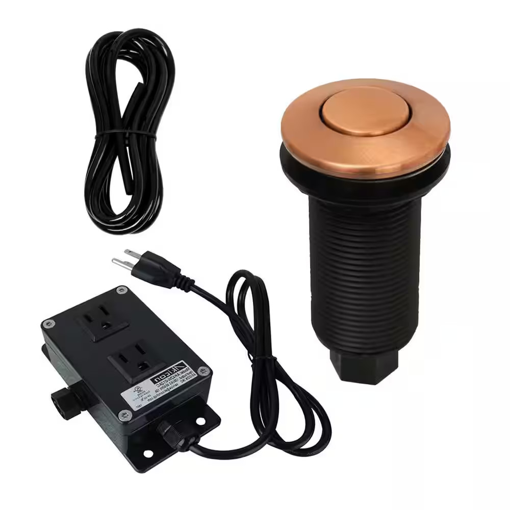 Copper Garbage Disposal Kitchen Air Switch Kit