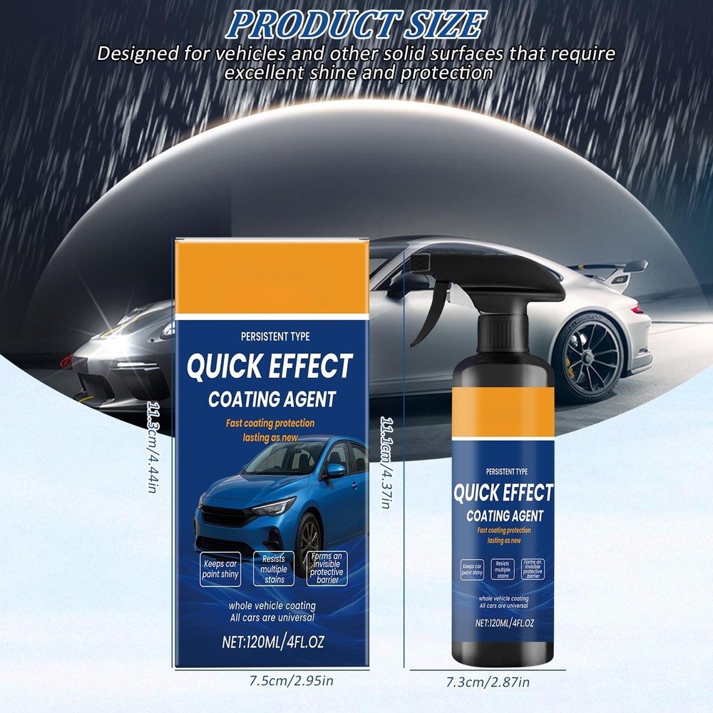 2Pcs Quick Effect Coating Agent for Car, Advanced 2 Fl Oz (Pack of 2), a-1