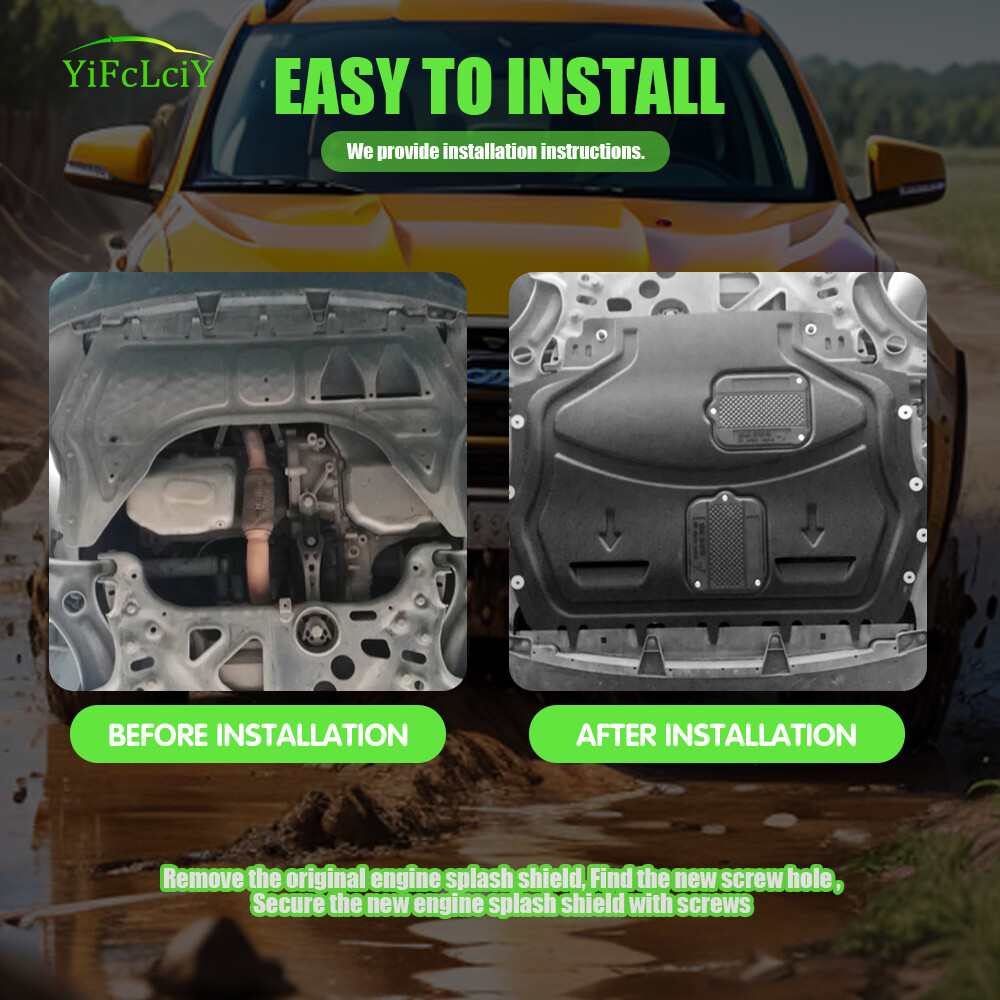 For 2012-2019 VW Beetle Under Engine Lower Cover Splash Shield Mud Guard Board