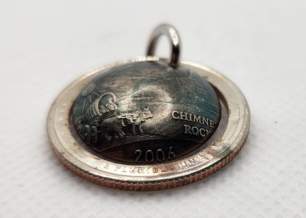 US QUARTER Coin Pendant