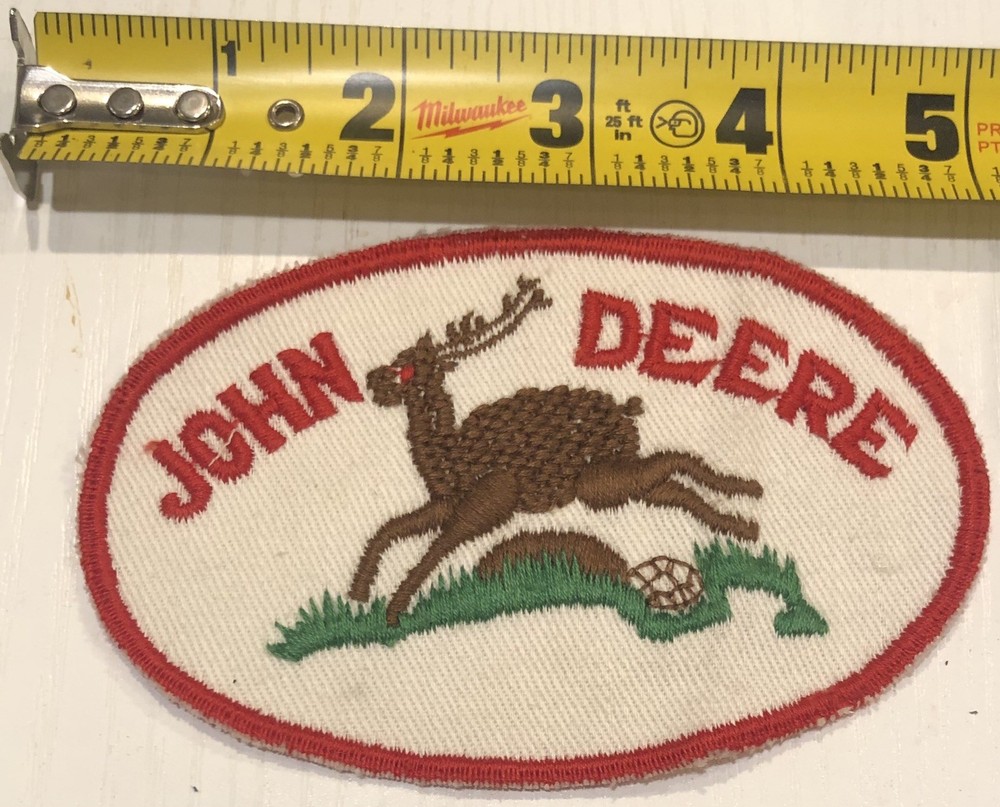 Rare 1930s John Deere Uniform Jacket Hat Patch Vintage Tractor