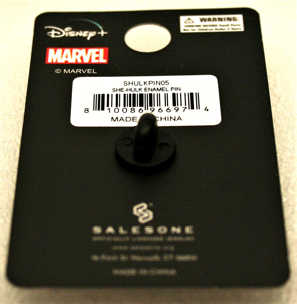 Marvel Studios She Hulk Flexing Muscles Tropical Hat Lapel Pin New MOC