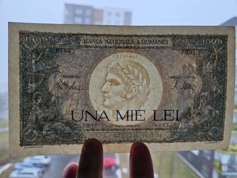Romania 1000 LEI UNA MIE LEI, 1941