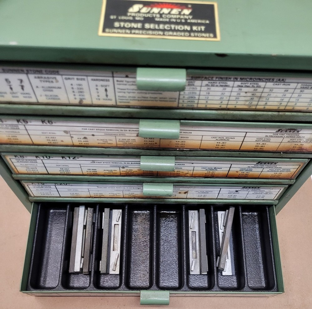 Sunnen Stone Collection Kit – 5 Drawer