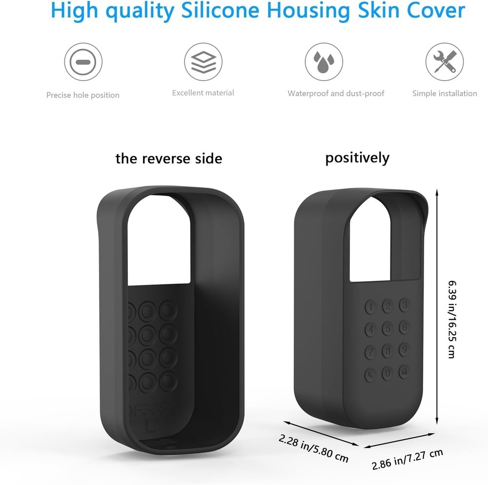 Comprehensive Silicone Protective Cover for myQ Garage Keypad - Left Version
