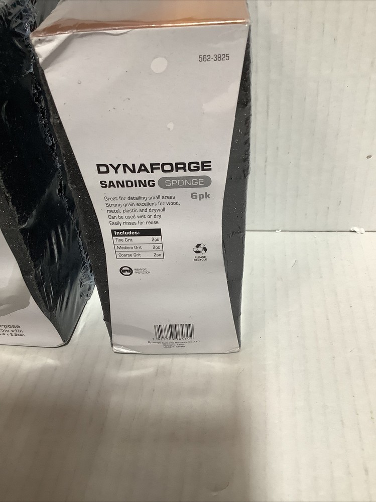 2)DYNAFORCE Sanding Sponge 6 Pk includes: 2 fine, 2 medium 2 coarse grit(2-FD-83
