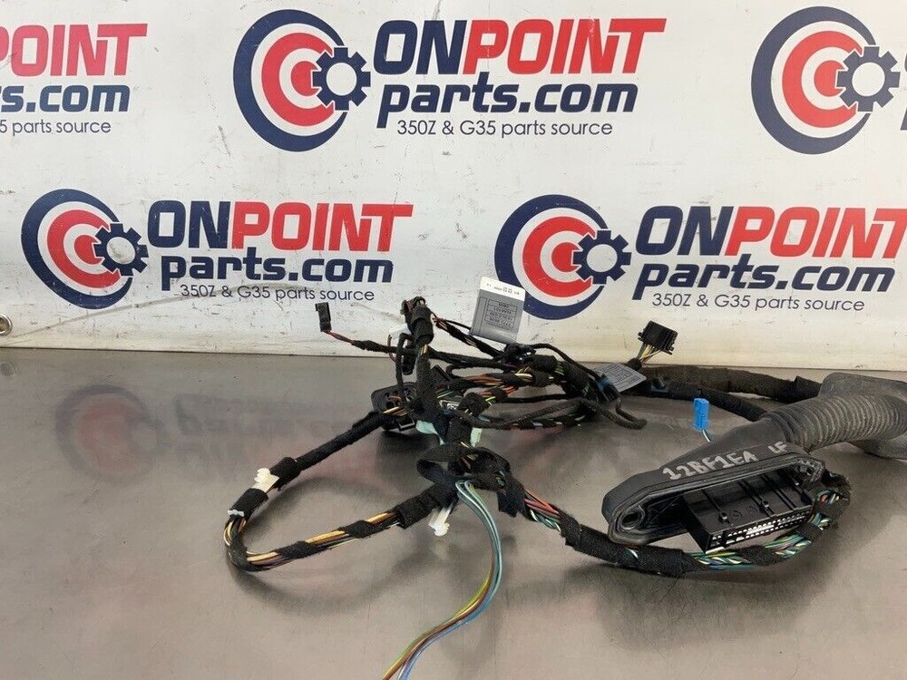 2006 BMW 330i E90 Driver Left Front Door Wiring Harness OEM 12BF1EA