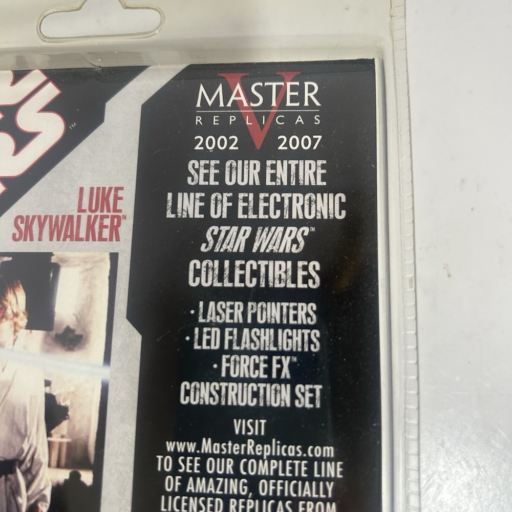 Star Wars Luke Skywalker Lightsaber LED Flashlight 2007 NIB