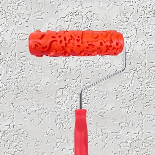 7"DIY Patterned Paint Roller | Decorative Art Texture Roller | Embossing BK323R