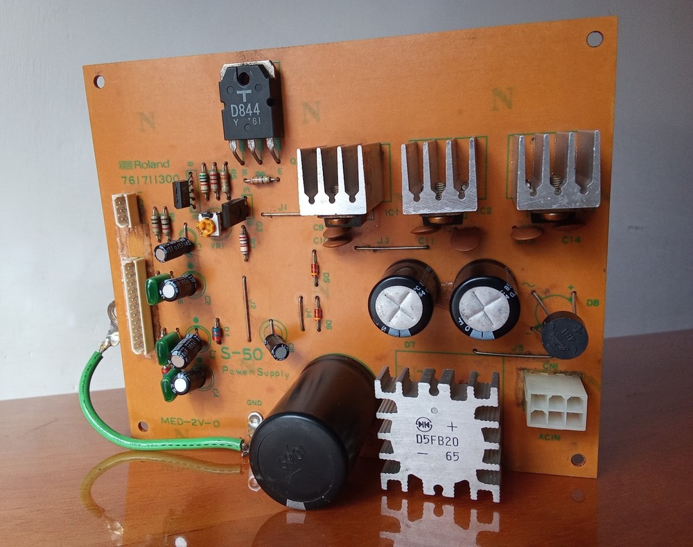 Roland S50 - Power supply board