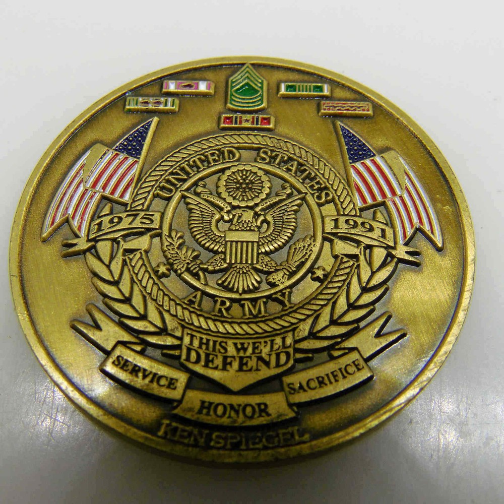 U.S. MARINES WALKING DEAD CHALLENGE COIN
