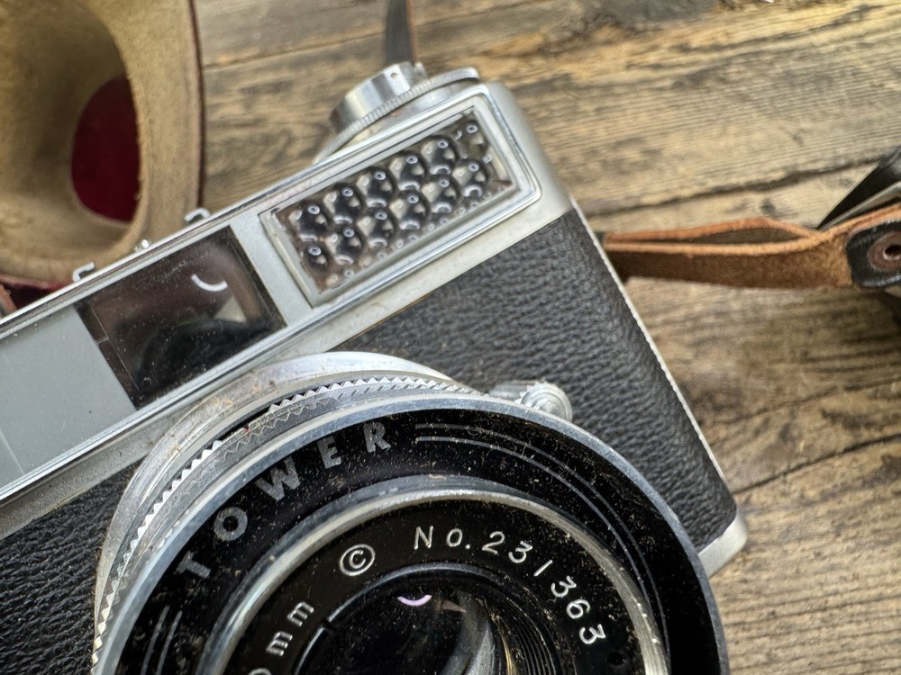 Tower 57-a Vintage Camera And Case