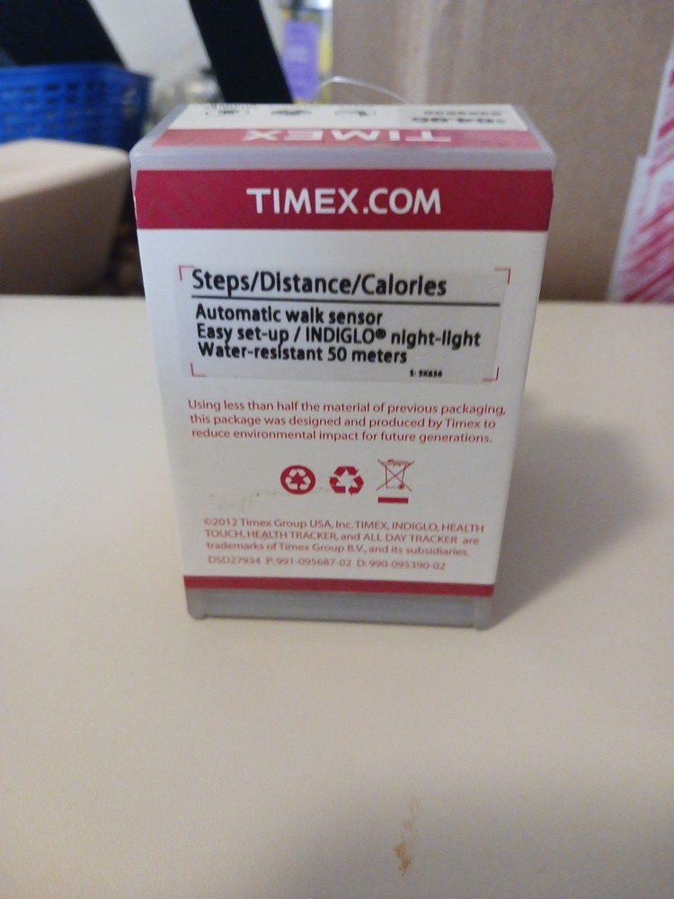 Timex All Day Tracker NIB Steps/distance/ Calories Burned Needs Battery