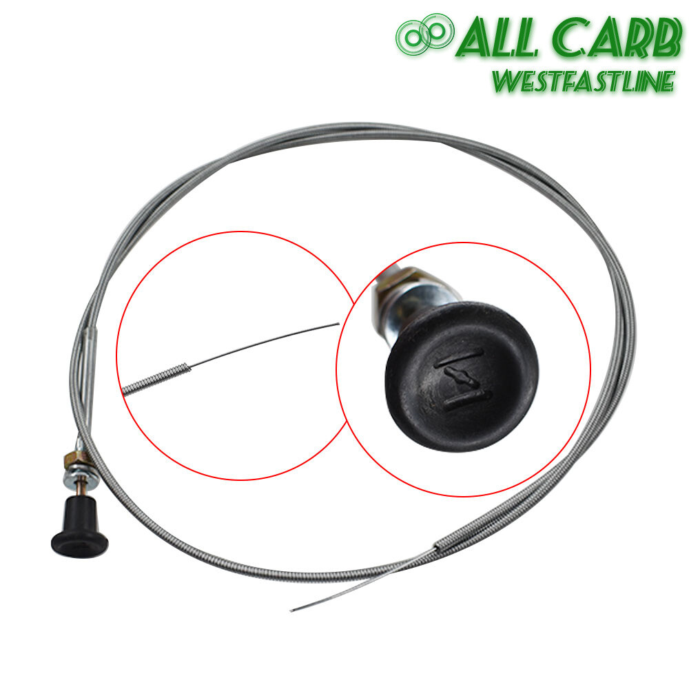 237 Universal Push Pull Choke Cable 63" Inner 60" Conduit 2 3/4" Travel Mower