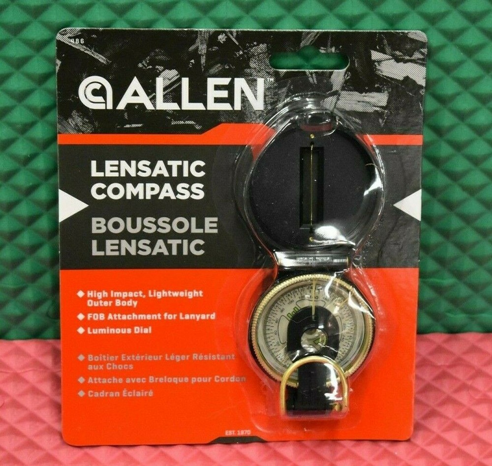 Allen Lensatic Compass Black 486