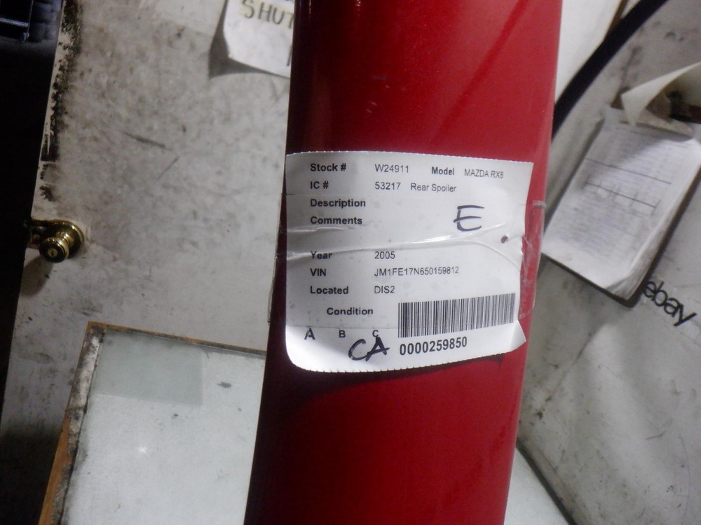 MAZDA RX8 Rear Spoiler 04 05 06 07 08